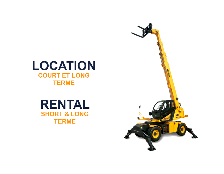 Rental of Dieci telehandlers