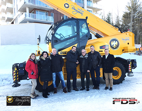Delivery of the first Dieci Pegasus 45-30 to the Groupe Bourgouin Inc.