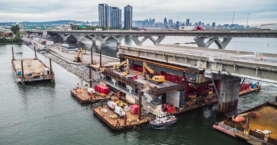 Un géant unique pour démanteler le Pont Champlain